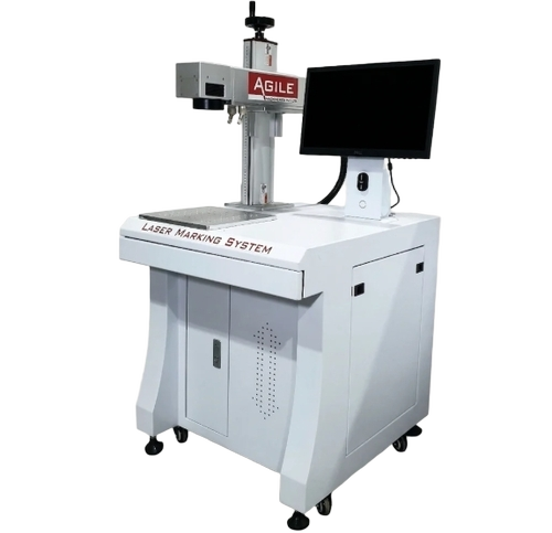 Fiber Laser Marking Machine - Color: White