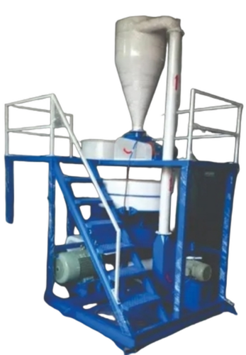 Lldpe Plastic Pulverizer Machine - Color: Blue