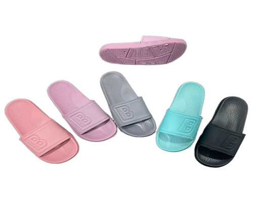 Women Slide Sandals - Color: Multicolor