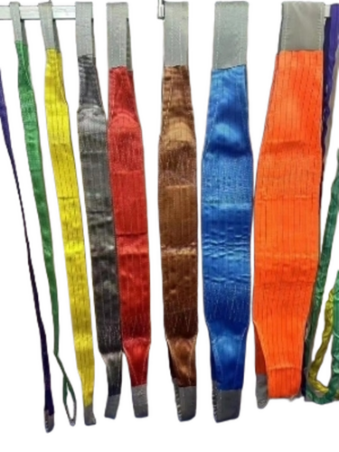Polyester Web Slings - Color: Red
