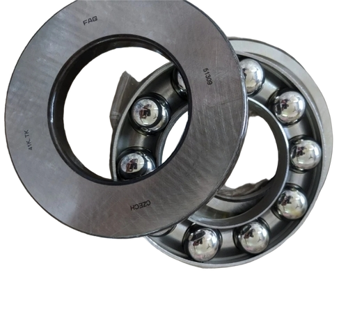 Round Thrust Ball Bearing - Color: Silver