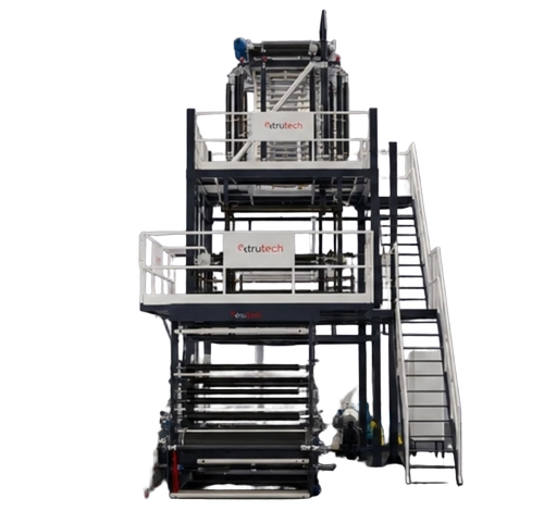 Extrutech Etlb-3-32/400 Three Layer Laboratory Blown Film Line - Automatic Grade: Automatic