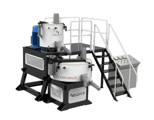 High Speed Heater Cooler Mixer Machine - Color: White