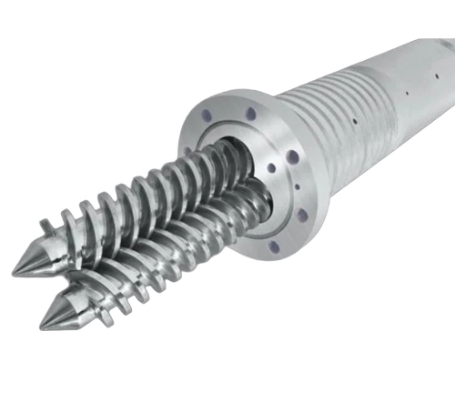Twin Screw Barrel - Color: Silver
