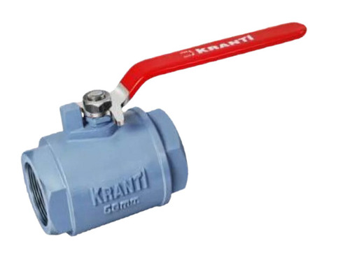 Kranti Ball Valve Cast Iron - Color: Silver