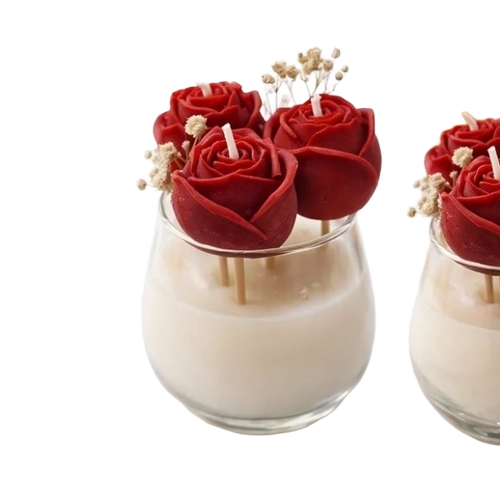 Rose Bouquet Candle
