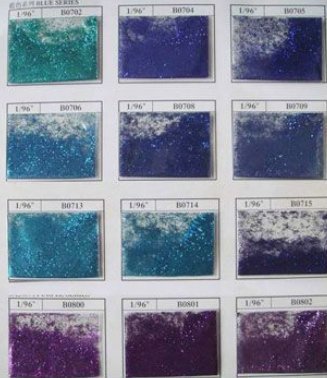 Blue Series Premium Metallic Glitter Powder