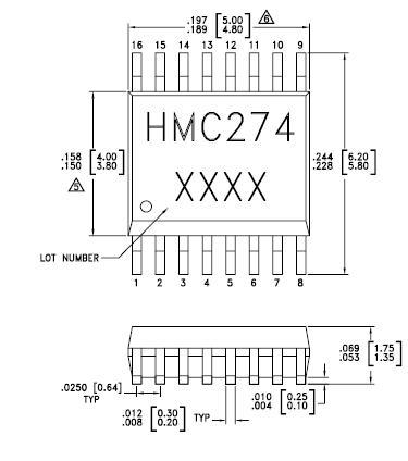 इलेक्ट्रॉनिक घटक (Hmc274qs16etr)