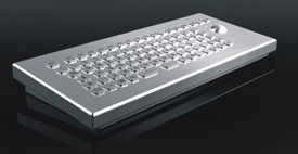 Desktop Keyboard With Trackball