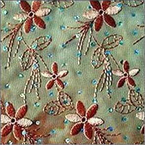 Printed Embroidery Yarns Fabrics