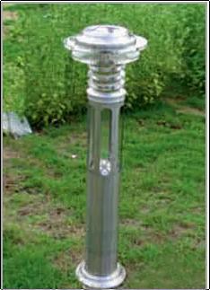 Various Color Are Available Stainless Steel Solar Lawn Lamp