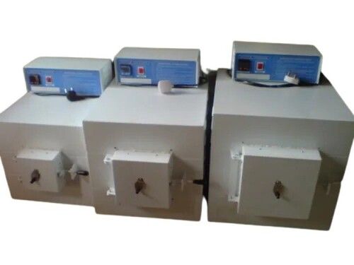 Industrial Muffle Furnace - Color: White And Blue