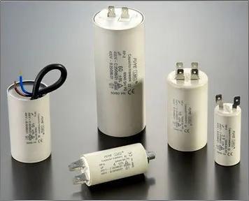 Various Colors Are Avaialble Ac Motor Matellized Pp Film Capacitor
