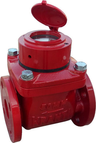 Red Corrosion Resistant Kranti Hot Water Meter