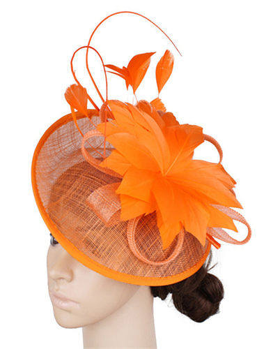 sell wholesale price of Sinamay Fascinator hair ornament wedding party fashion women headwear