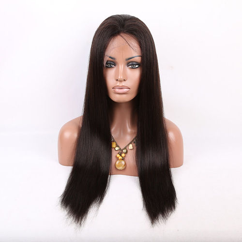 Good Quality Indian Human Remy Hair Full Lace Wig Straight Hair