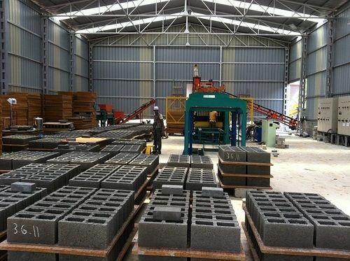 Automatic Fly Ash Hollow Block Making Machinery