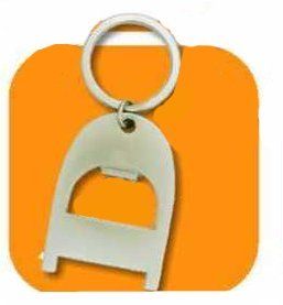 Metal Keychain with Bottle Openers