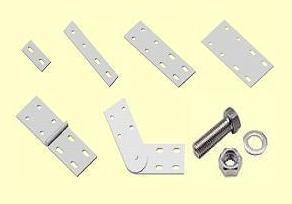 Coupler Plates - Raw Material as per Cable Tray Specification, Sizes for 25x210 to 50/70/100x210, Includes Bolts, Nuts, Washers for Earth Continuity