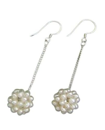 Sterling Silver Pearl Earring