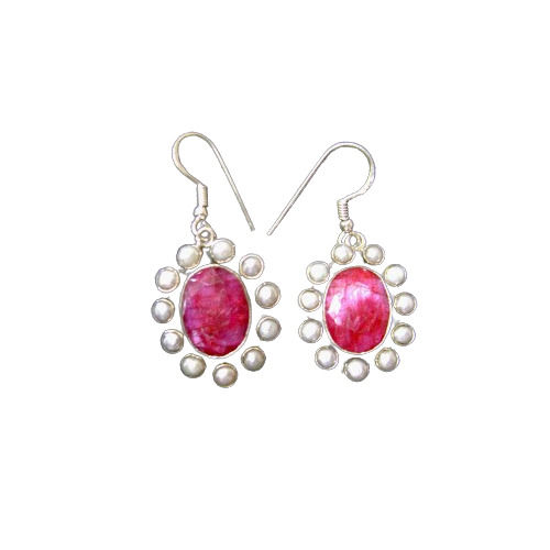 Sterling Silver Pearl Earring