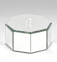 Glass Mirrored Jewelry Box