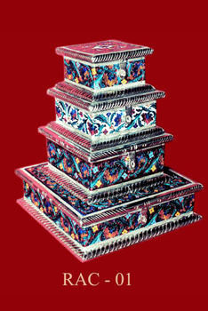 Decorative Meenakari Jewelry Boxes
