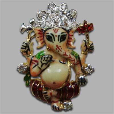 Gold Lord Ganesha Pendant