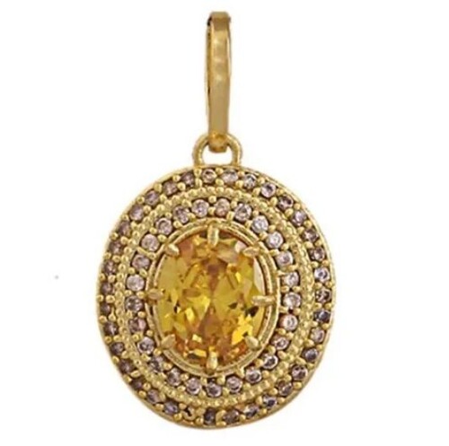 Stylish And Designer Gold Plated Pendant For Party Wear