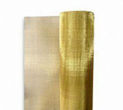 Golden High Material Strength Brass Wire Mesh