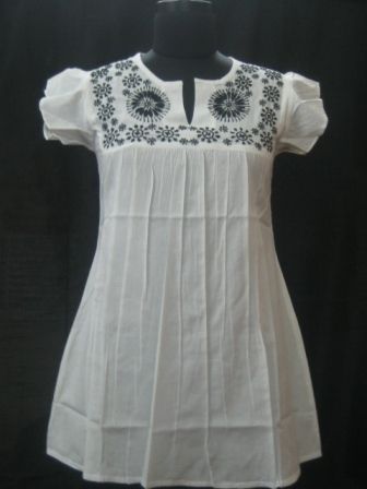 Cotton Top With Hand Embroidery