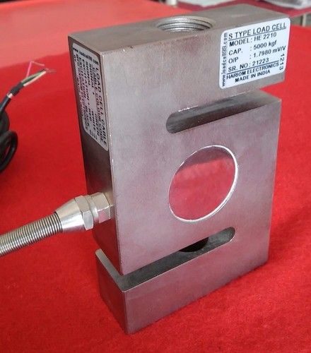 S Beam Load Cell - Electroless Nickel Plated Alloy Steel, Low Profile Design, IP67 Protection | 50 KG to 20 M.T. Capacity, Optimal for Industrial Automation & Packaging, High Accuracy with <0.01% Non-Repeatability