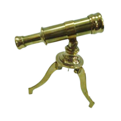 Golden Color Round Shape Steel Material Tripod Mounted Telescopes