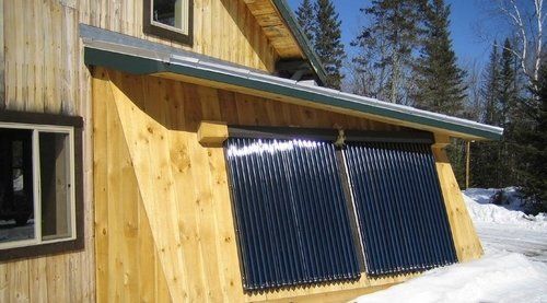 Black-Silver Apricus Solar Water Heater