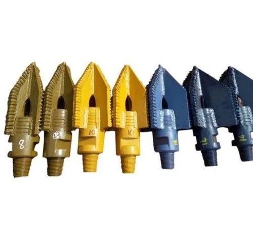 Multi Color Plain Pattern Steel Paint Coated Clay Drill Bit