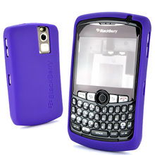 Purple Silicone Skin Mobile Case