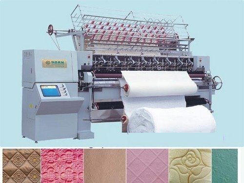 Gray Mattress Edge Quilting Machine