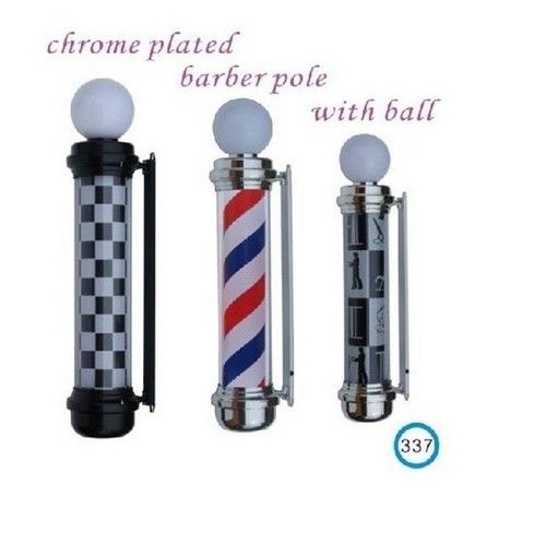 Chrome Plated Lighting With Ball Barber Pole