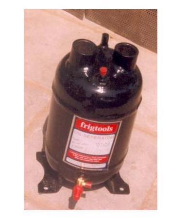 Refrigerant Oil Separator - Customizable 1TR to 100TR Capacity, Automatic Oil Return