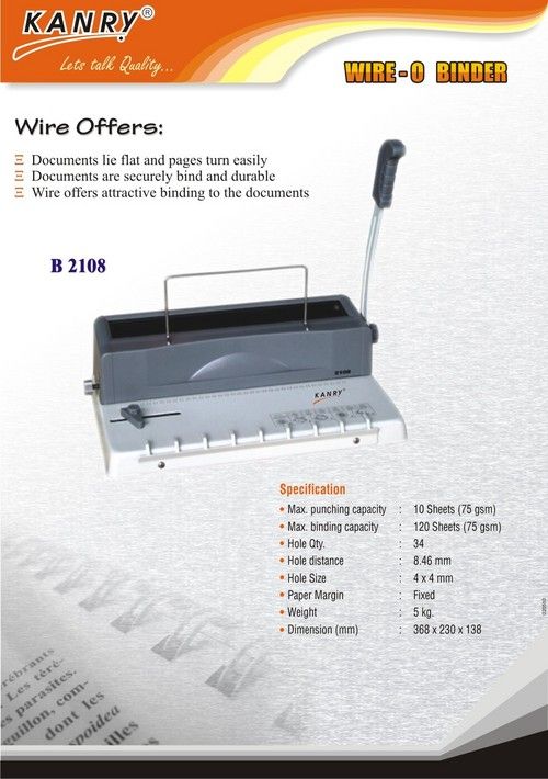 Wire-o Binder