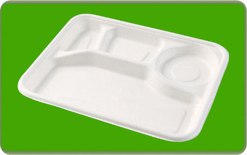 Cafeteria Bagasse Food Tray