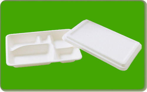 Compostable Bagasse Food Tray