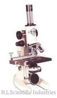 Multicolor Binocular Research Microscope