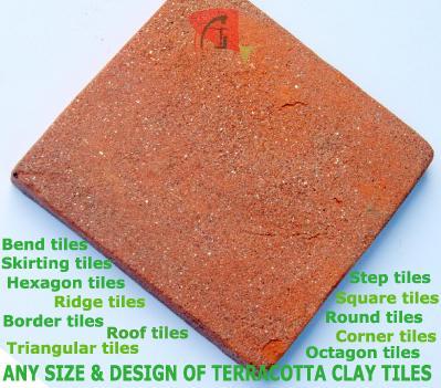 Square Terracotta Tiles