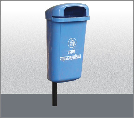 Pole Mounted Garbage Bin