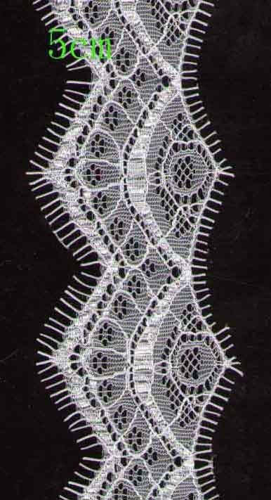 Lace Trim - 100% Nylon, 5cm Width | Perfect for Underwear, Socks, Doll Clothes Edges