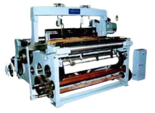 Metal Wire Mesh Weaving Machine - Color: White
