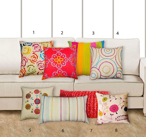 Multi-Color Mutli-Color Fancy Cushion Covers