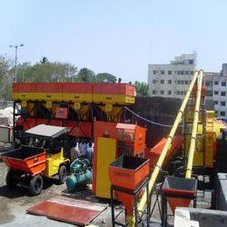 Concrete Batching Plant With Inline Feeding System