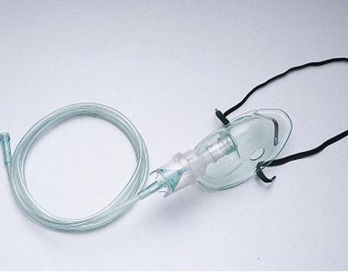 Nebulizer Mask - Adult Size, Soft Medical PVC with 200 cm Kink-Resistant Tubing, Sterile and Latex-Free for Optimal Drug Delivery